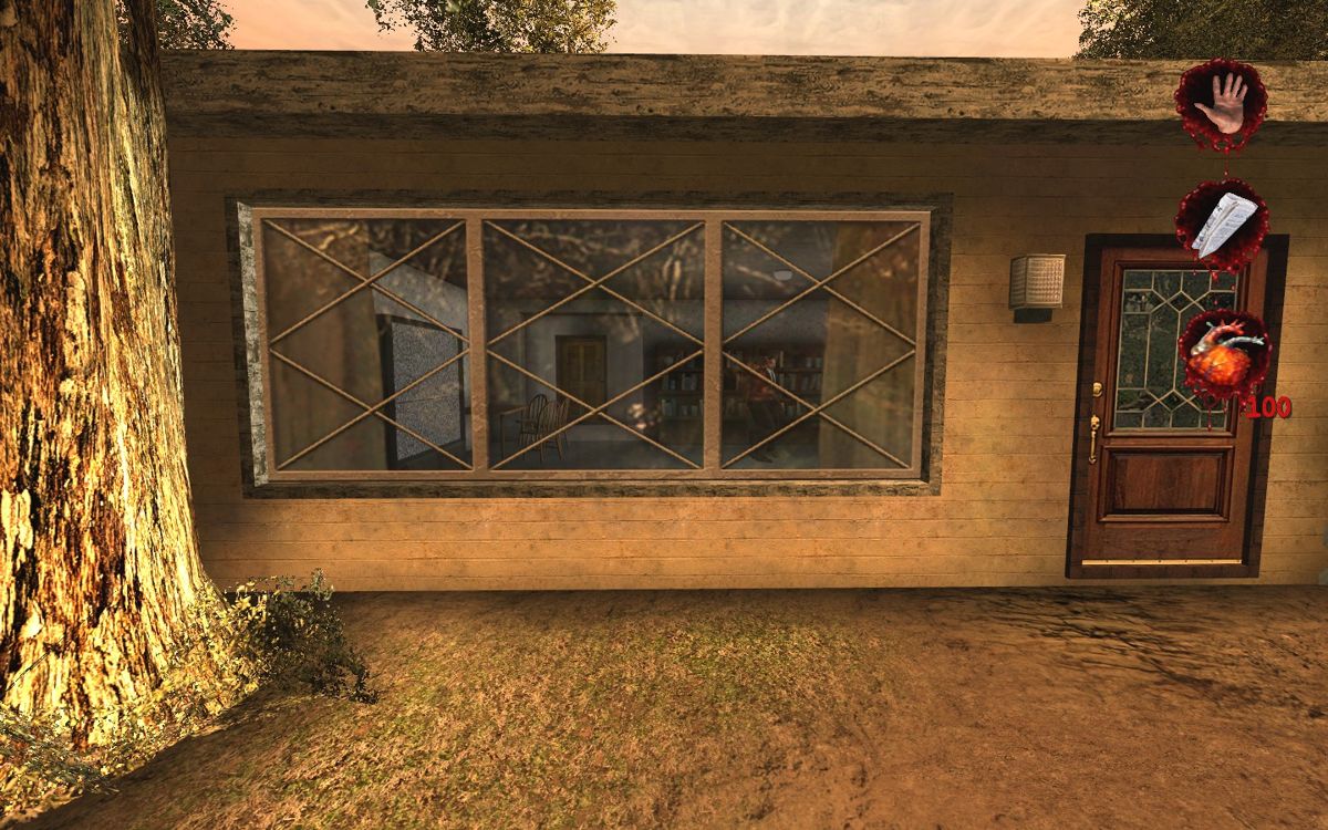 Postal²: Complete (Windows) screenshot: You can now see through windows.