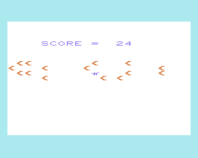 Cassette 50 (VIC-20) screenshot: Motorway