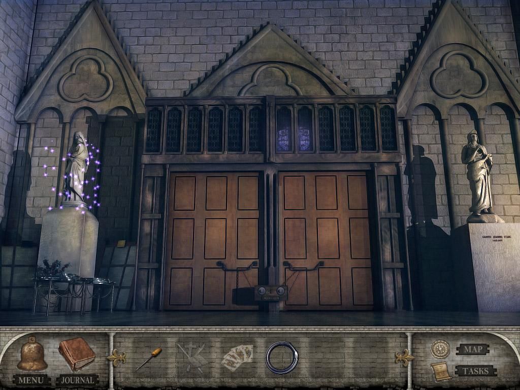Hidden Mysteries: Notre Dame - Secrets of Paris (Windows) screenshot: Garden doors