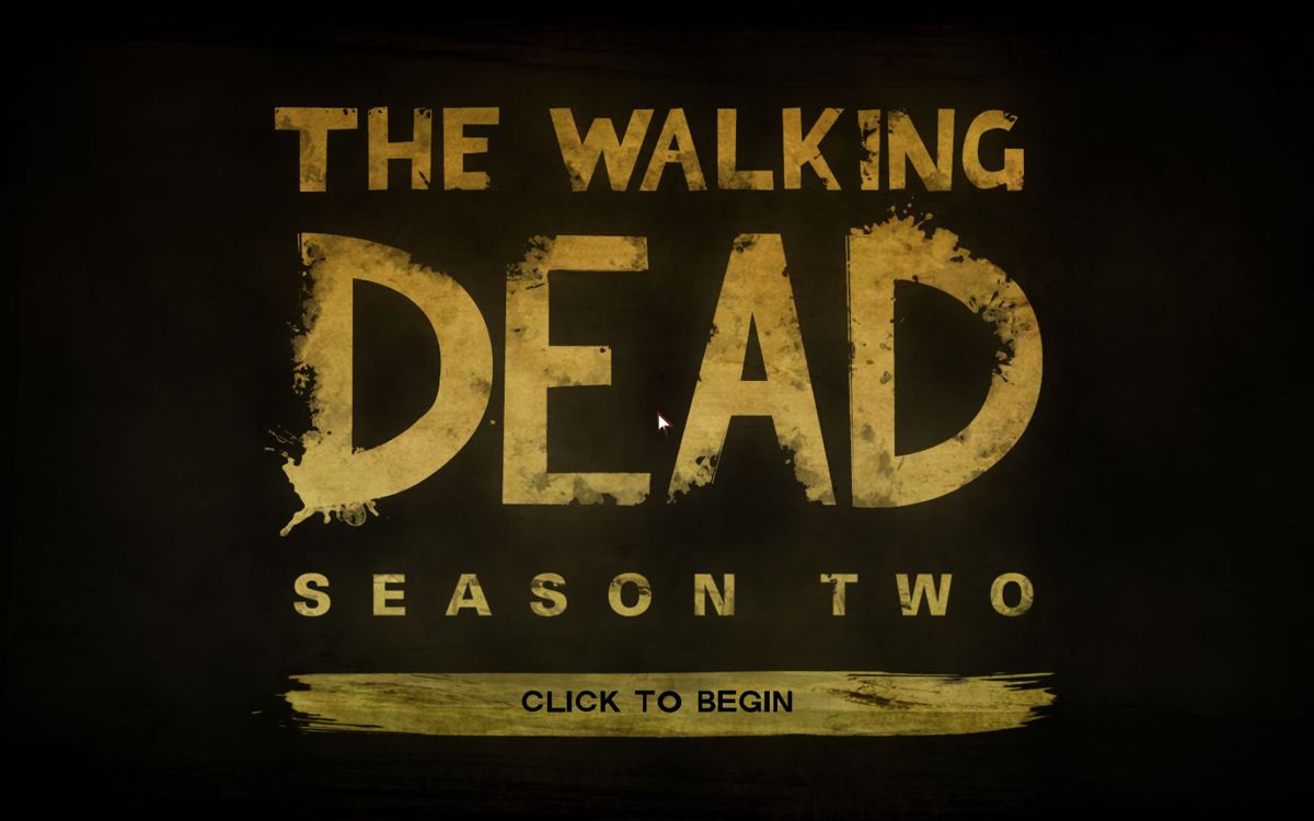 The Walking Dead: Season Two (Windows) screenshot: Title screen