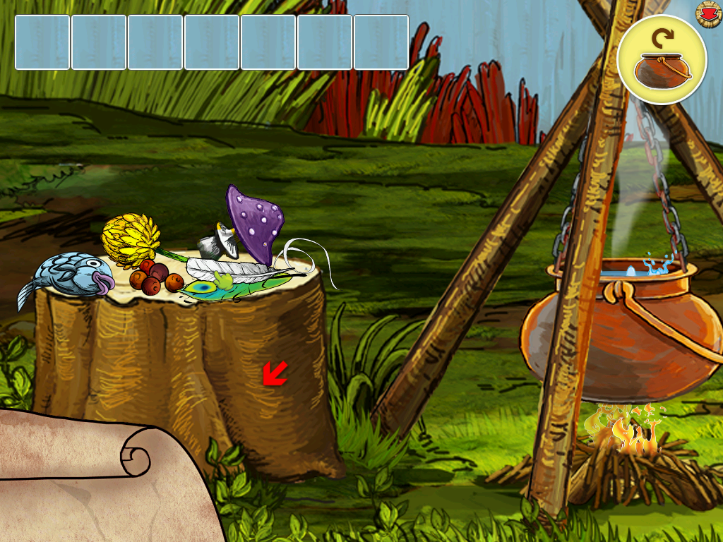 Kajko i Kokosz: Mirmiłowo Wielkie (Windows) screenshot: Mini game - making magic potion