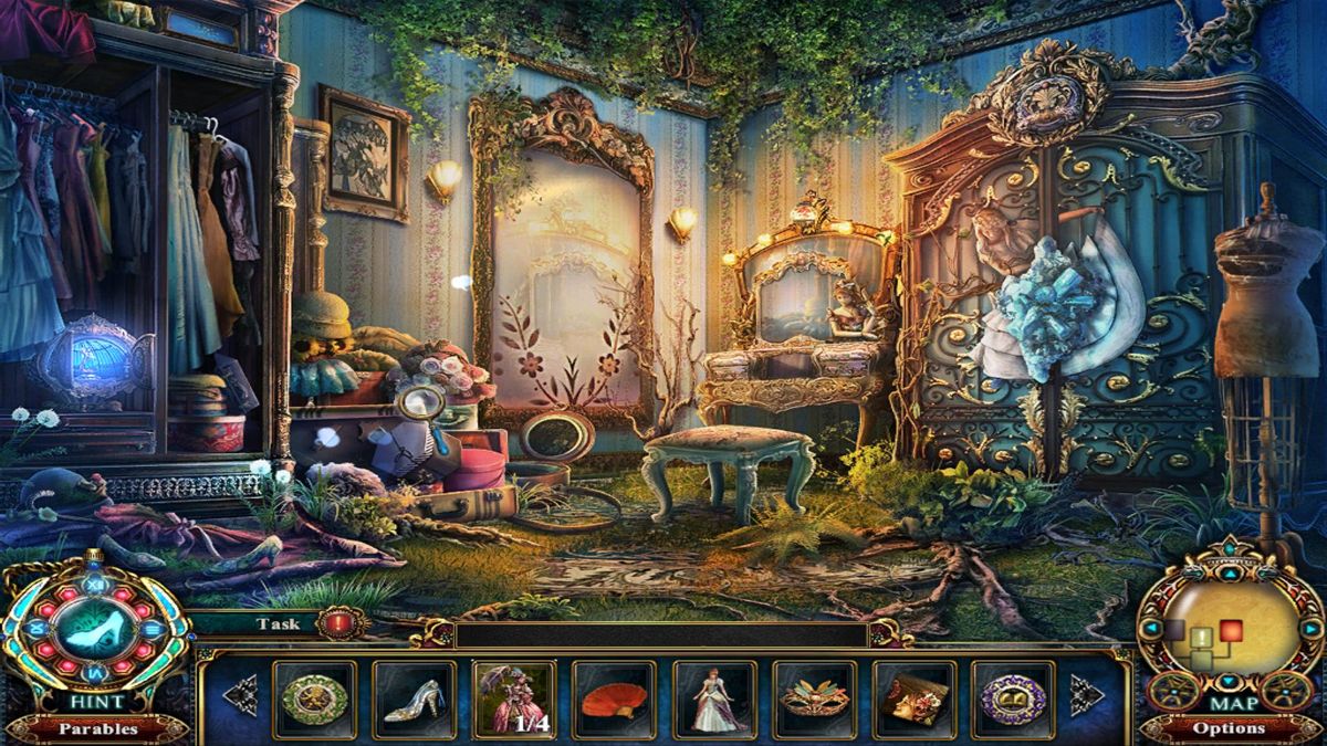 Dark Parables: The Final Cinderella (Windows) screenshot: Dressing room