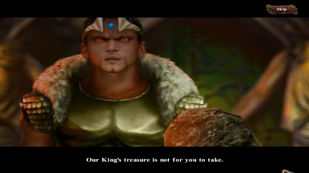 Dark Parables: Jack and the Sky Kingdom (Windows) screenshot: An evil prince that plans to stop you