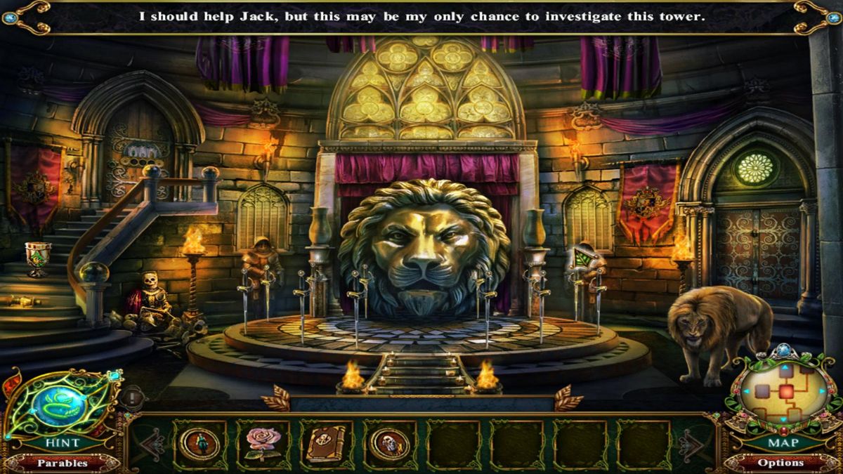 Dark Parables: Jack and the Sky Kingdom (Windows) screenshot: Inside the kingdom fragment