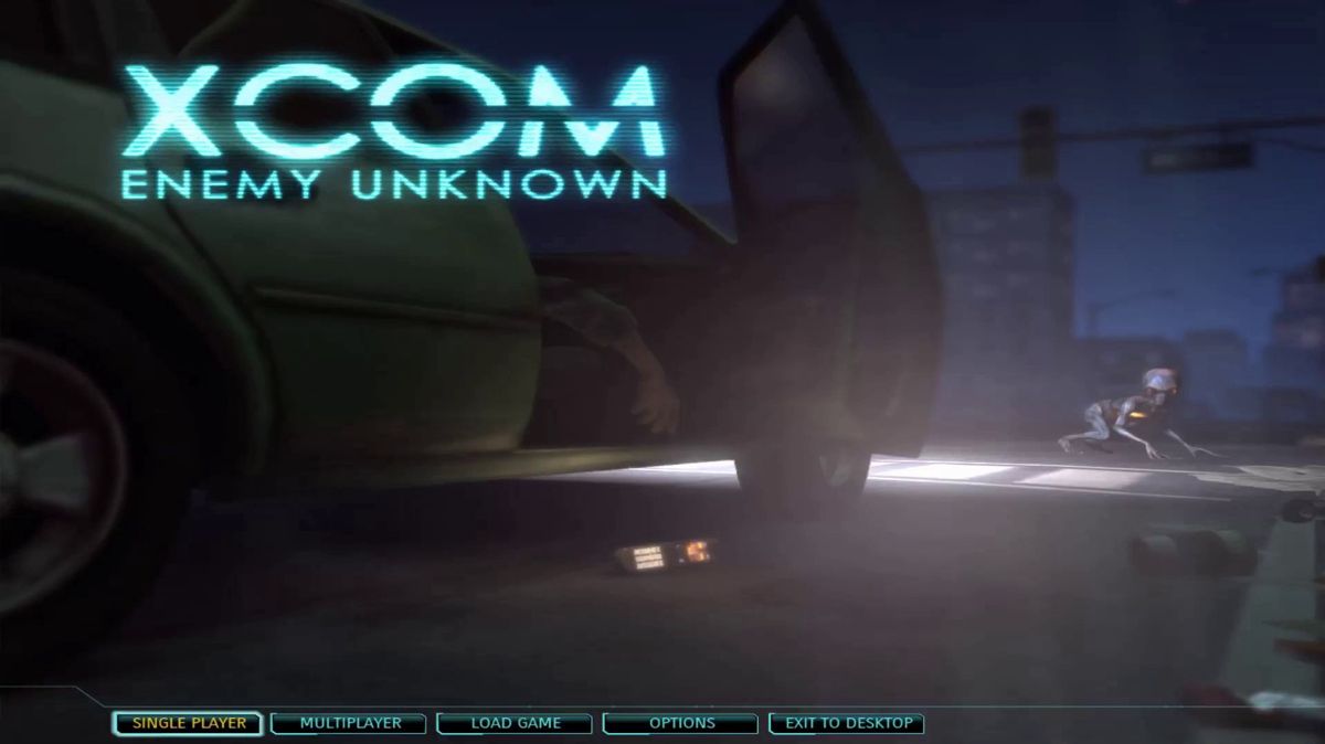 XCOM: Enemy Unknown (Macintosh) screenshot: Main menu