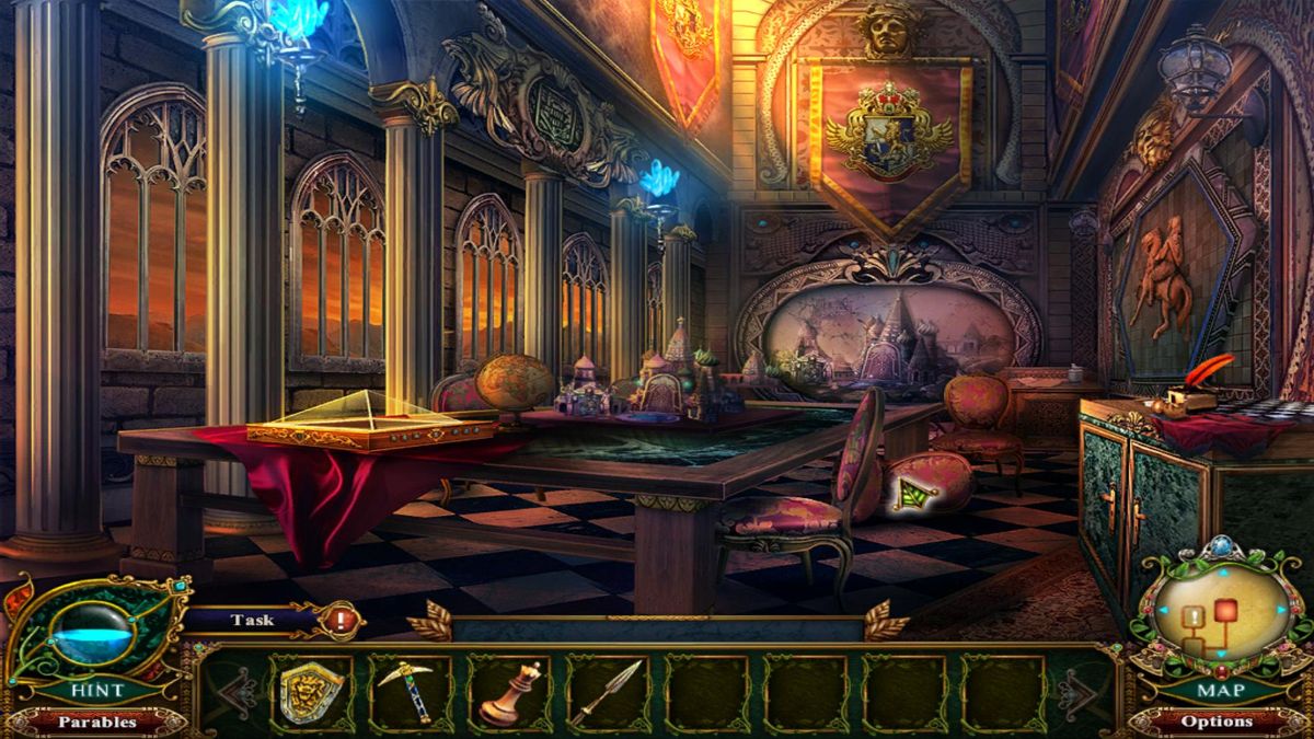 Dark Parables: Jack and the Sky Kingdom (Windows) screenshot: Strategy room