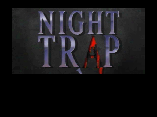 Night Trap (DOS) screenshot: Title screen.