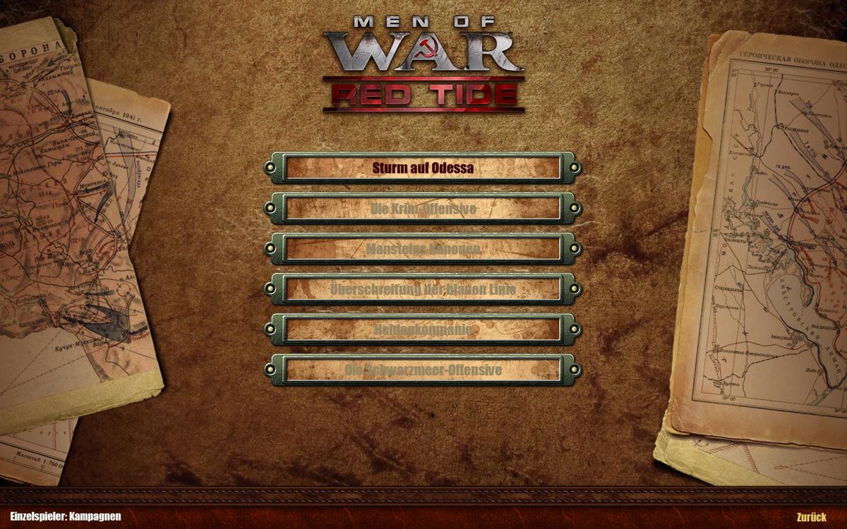 Men of War: Red Tide (Windows) screenshot: first mission