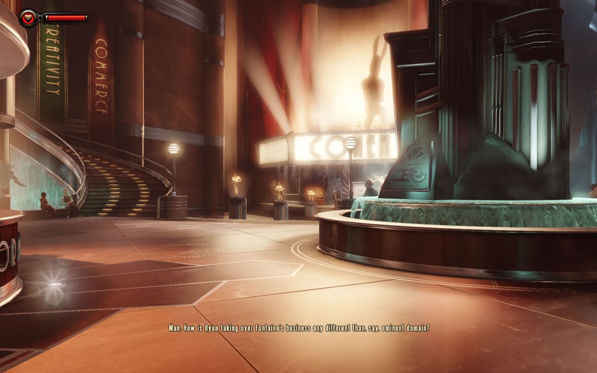 BioShock Infinite: Burial at Sea - Episode One (Windows) screenshot: The entrance to Cohen's building