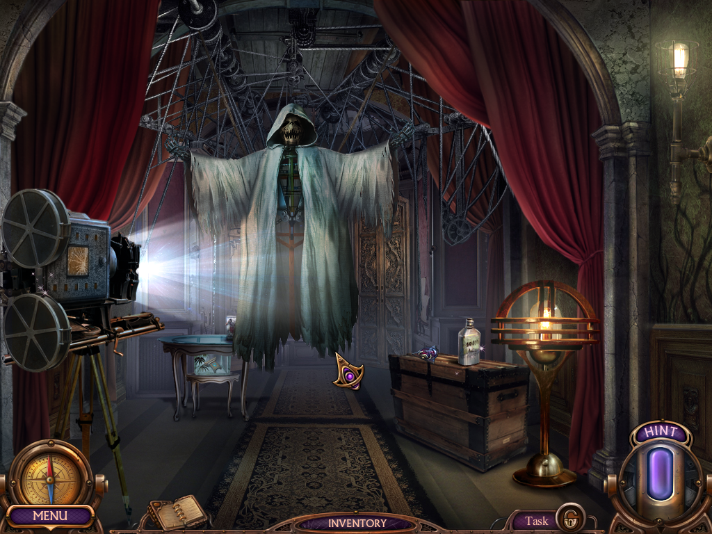 Haunted Hotel: Ancient Bane (Windows) screenshot: That looked most frightening in the dark.