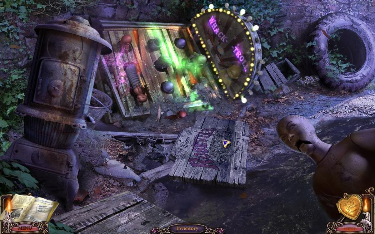 Mystery Case Files: Escape from Ravenhearst (Windows) screenshot: Changing objects under bridge