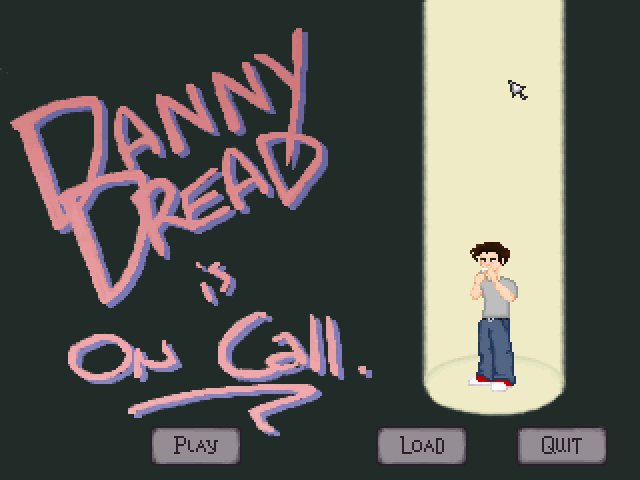 Danny Dread is on Call (Windows) screenshot: Title screen