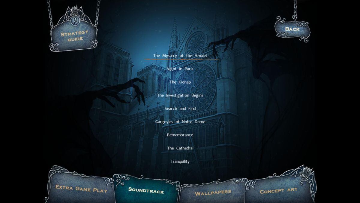9: The Dark Side of Notre Dame (Collector's Edition) (Windows) screenshot: Soundtrack