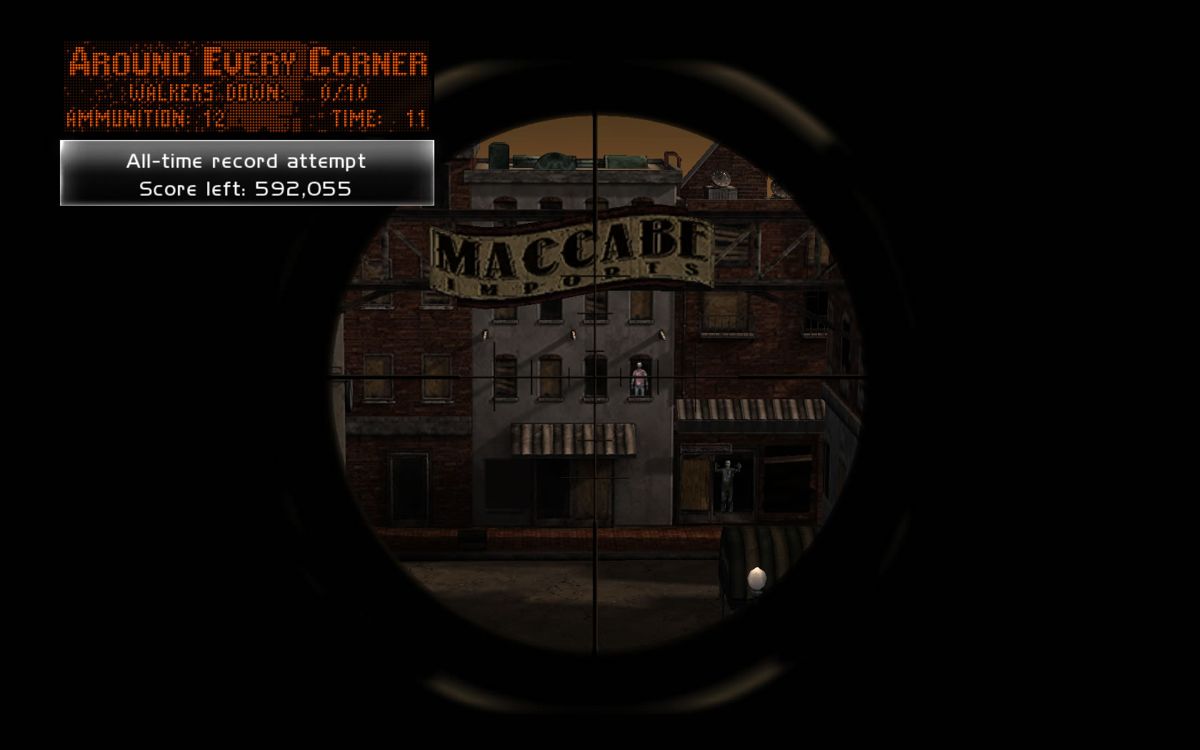 The Walking Dead Pinball (Windows) screenshot: Sniper mission