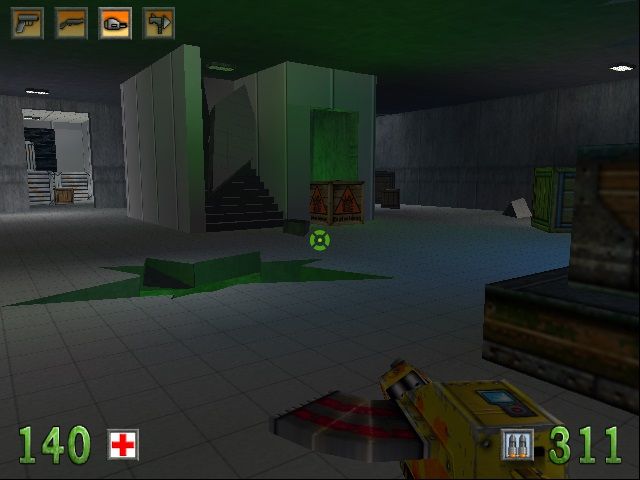AmsterDoom (Windows) screenshot: Some of the scenes in the game might remind you of Half-Life.