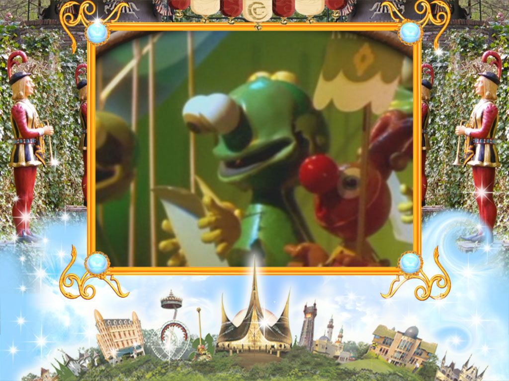 Efteling Tycoon (Windows) screenshot: Some rides have an option to watch a video of the actual ride in the Efteling theme park.