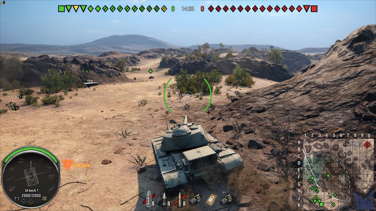 Screenshot of World of Tanks (PlayStation 4, 2015) - MobyGames