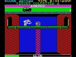 Roland's Ratrace (ZX Spectrum) screenshot: A Hamburger