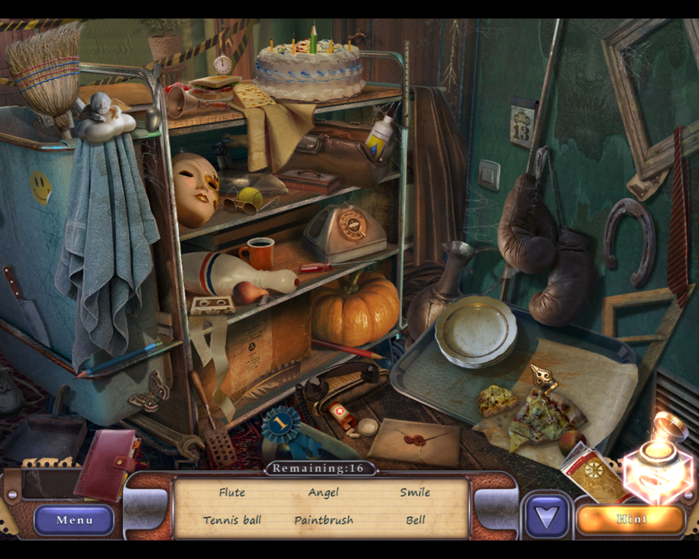 Chronicles of the Witches and Warlocks (Windows) screenshot: Searching the housekeeping cart