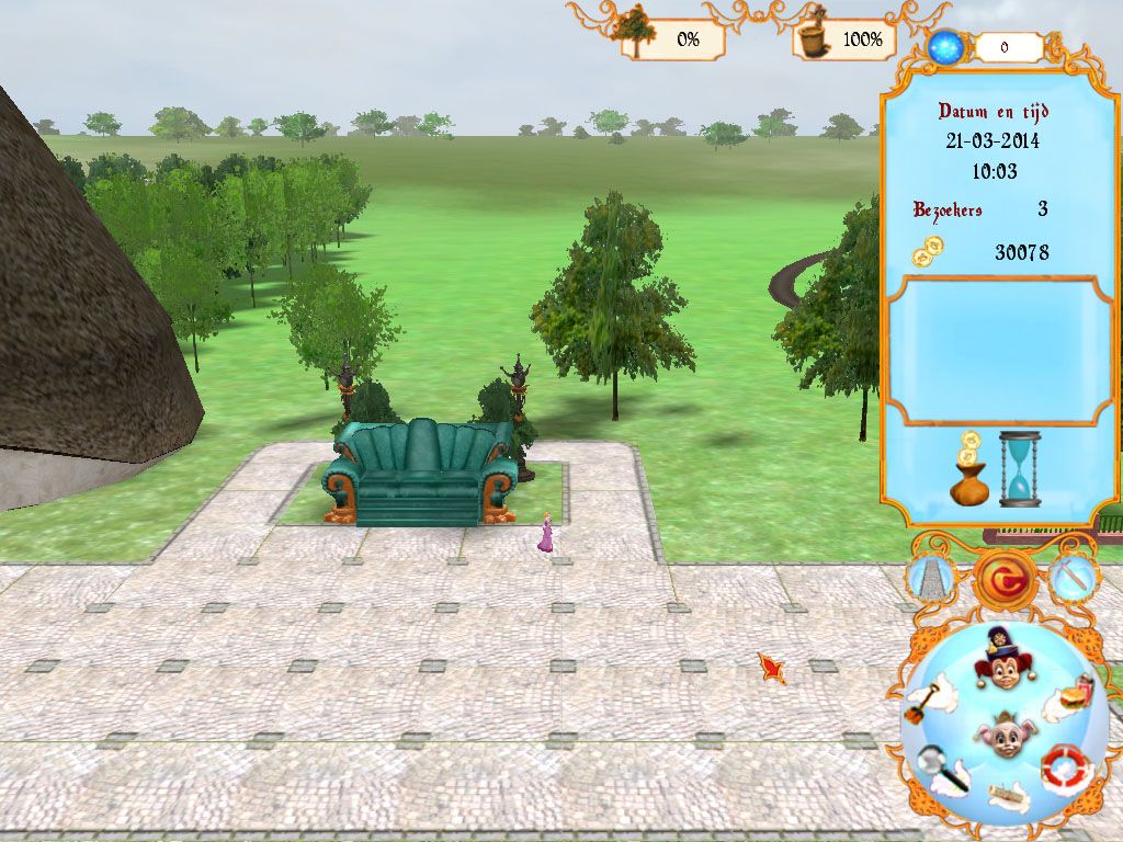 Efteling Tycoon (Windows) screenshot: Starting a new park.