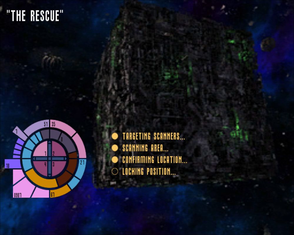 Star Trek: Voyager - Elite Force (Windows) screenshot: Loading level "The Rescue"