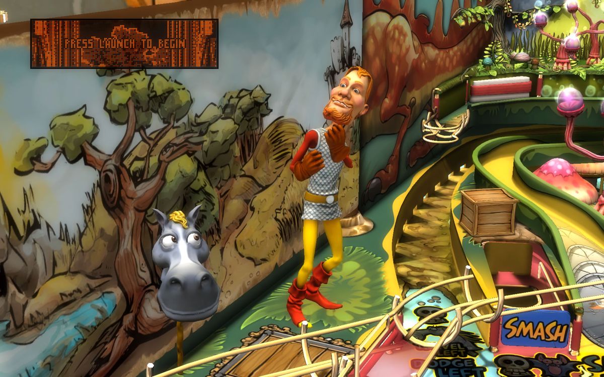 Pinball FX2: Epic Quest (Windows) screenshot: Max at the start of a new game