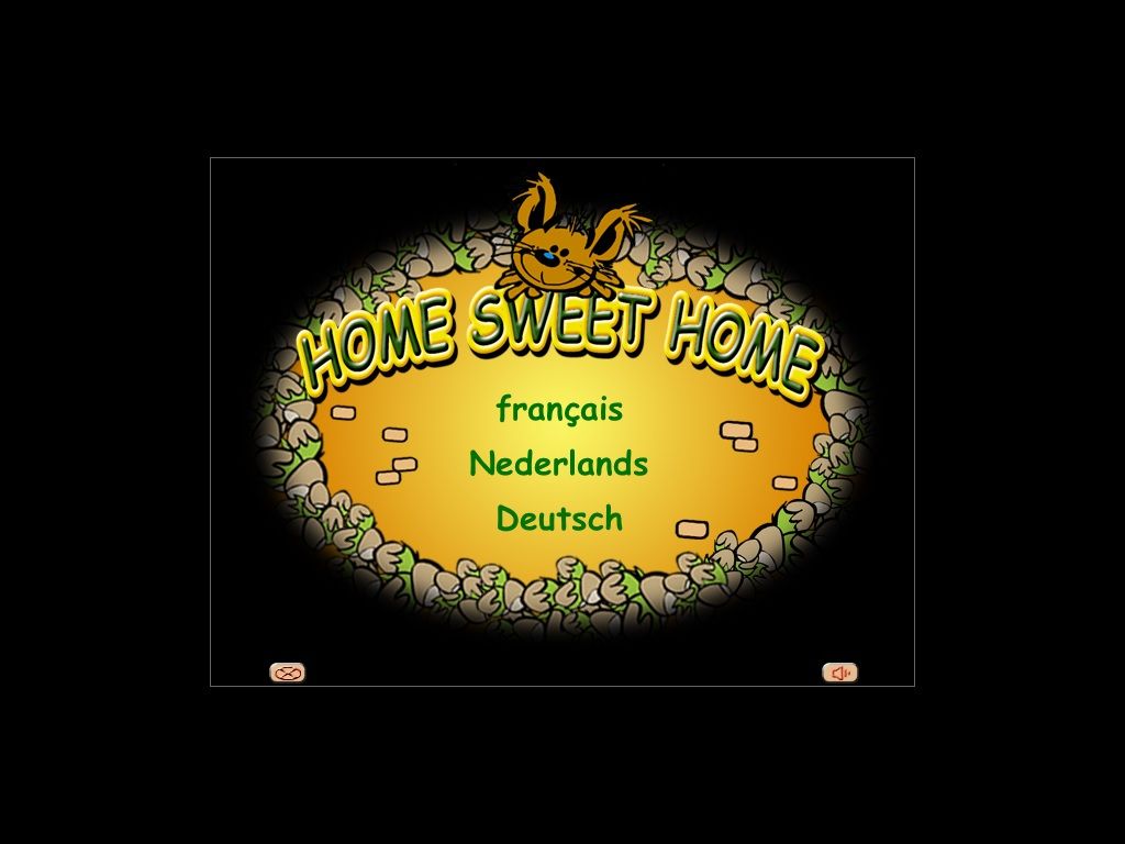 Home Sweet Home (Windows) screenshot: Language selection: french, german or dutch ?