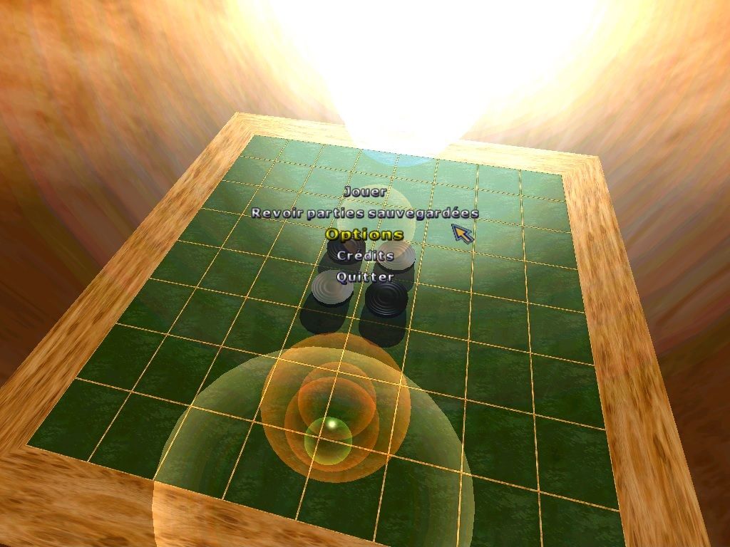 Reversi 3D TR (Windows) screenshot: Main menu