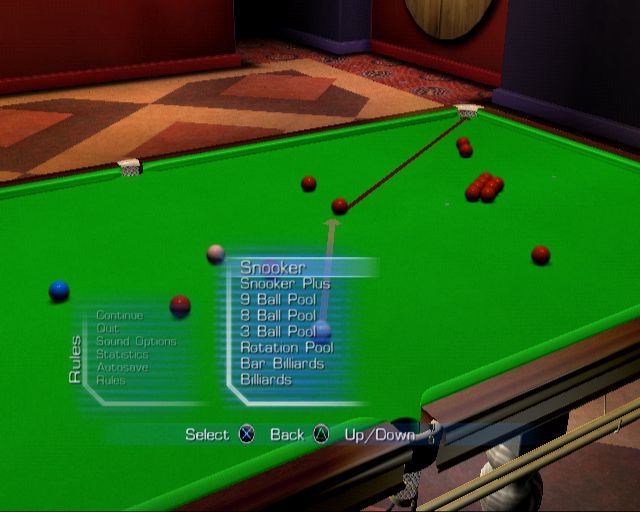 World Snooker Championship 2007 (PlayStation 2) screenshot: The rules of all the game types can be accessed in-game
