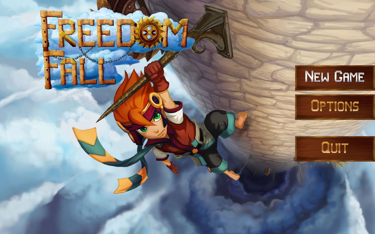 Freedom Fall (Windows) screenshot: Main menu