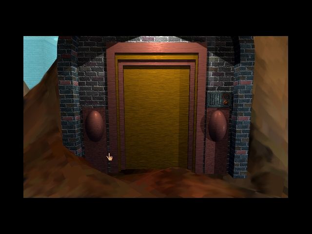 Myst: Masterpiece Edition (Windows) screenshot: Entrance to the rocket