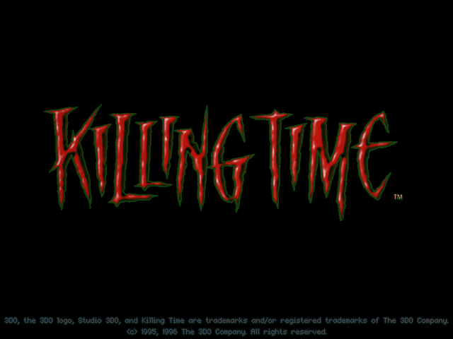 Killing Time (Windows) screenshot: Title screen
