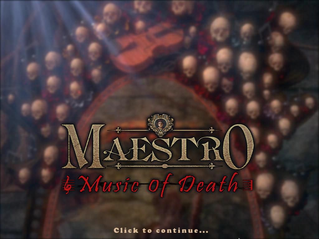 Maestro: Music of Death (Windows) screenshot: Title