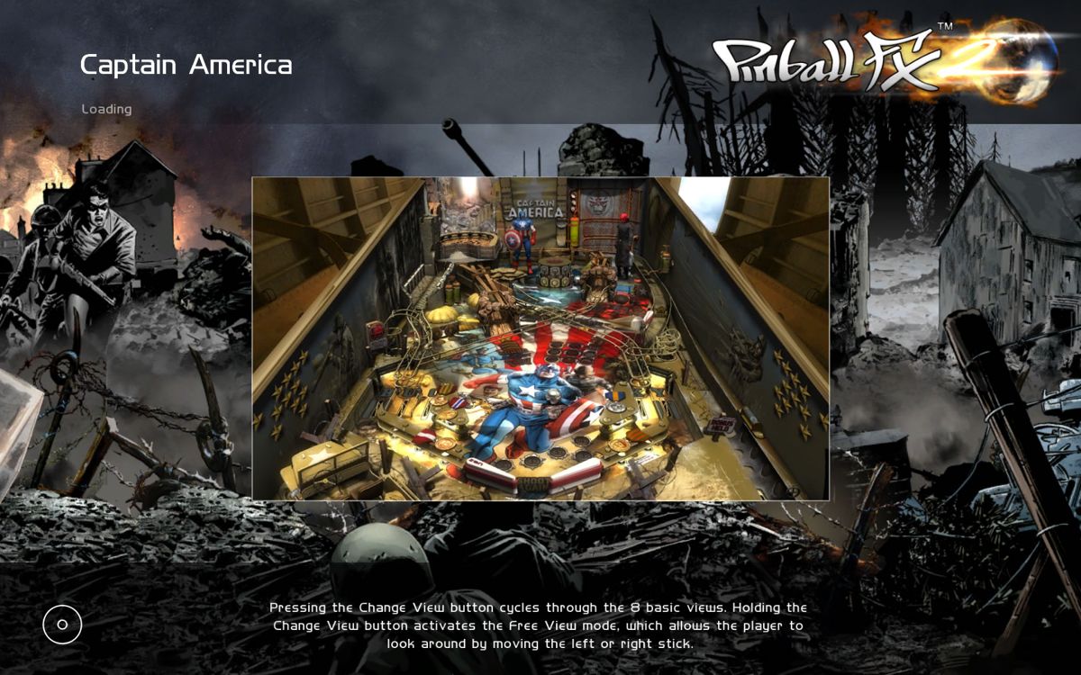 Pinball FX2: Captain America (Windows) screenshot: Loading screen