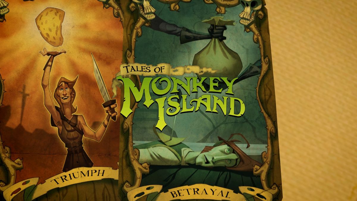 Tales of Monkey Island: Chapter 4 - The Trial and Execution of Guybrush Threepwood (Windows) screenshot: Main title.