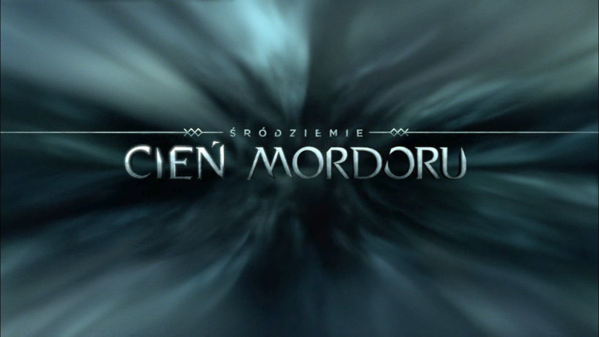 Middle-earth: Shadow of Mordor (Windows) screenshot: Title screen (Polish version)