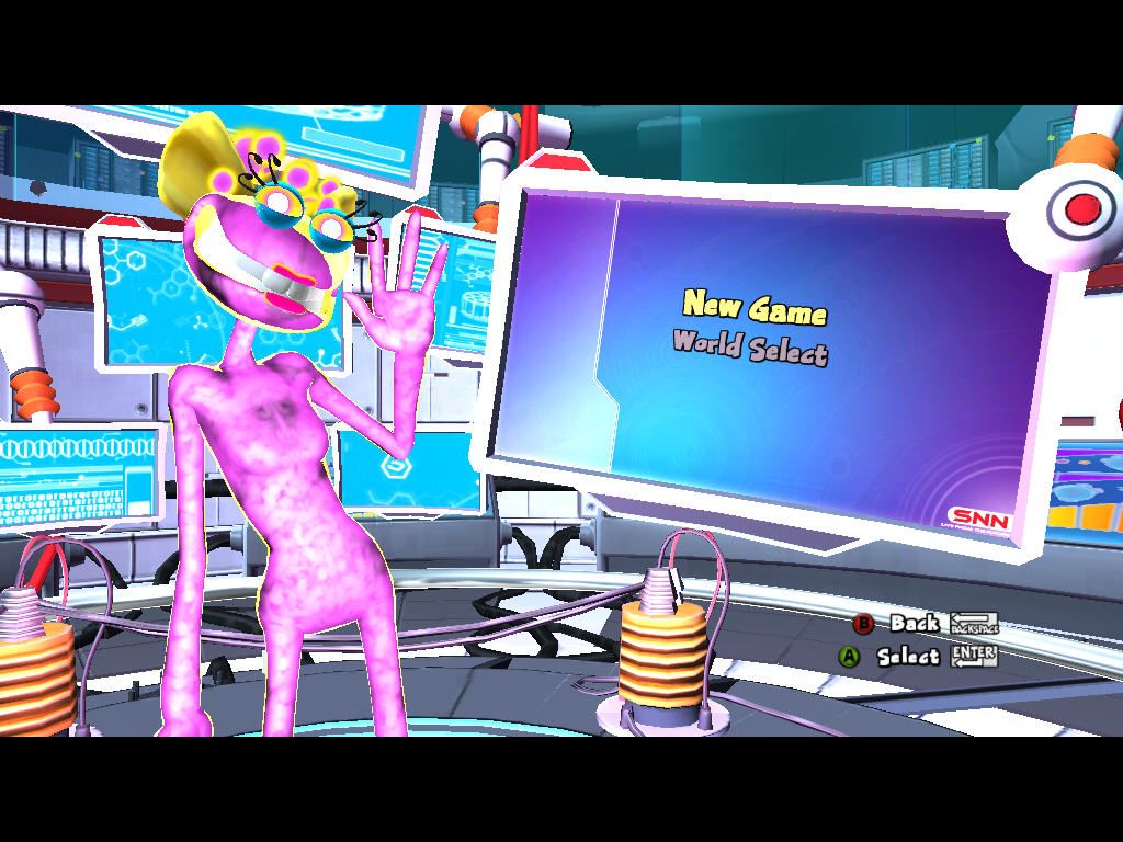 Ms. Splosion Man (Windows) screenshot: New game