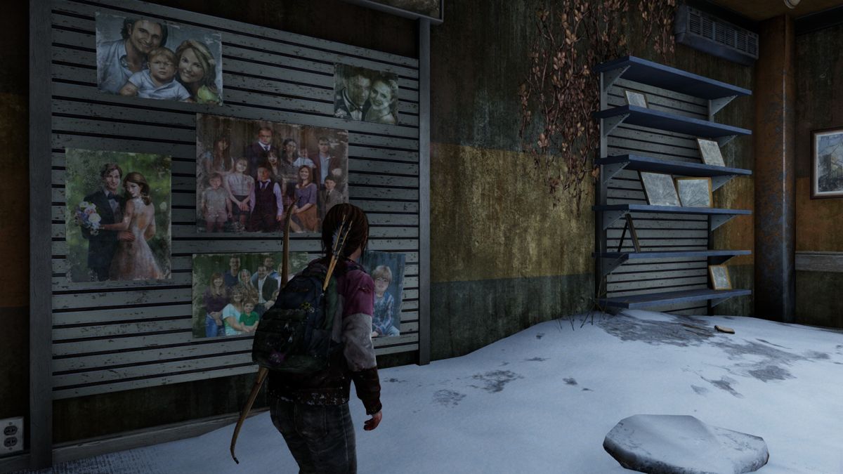 The Last of Us: Left Behind (PlayStation 4) screenshot: This might've been a photo studio.