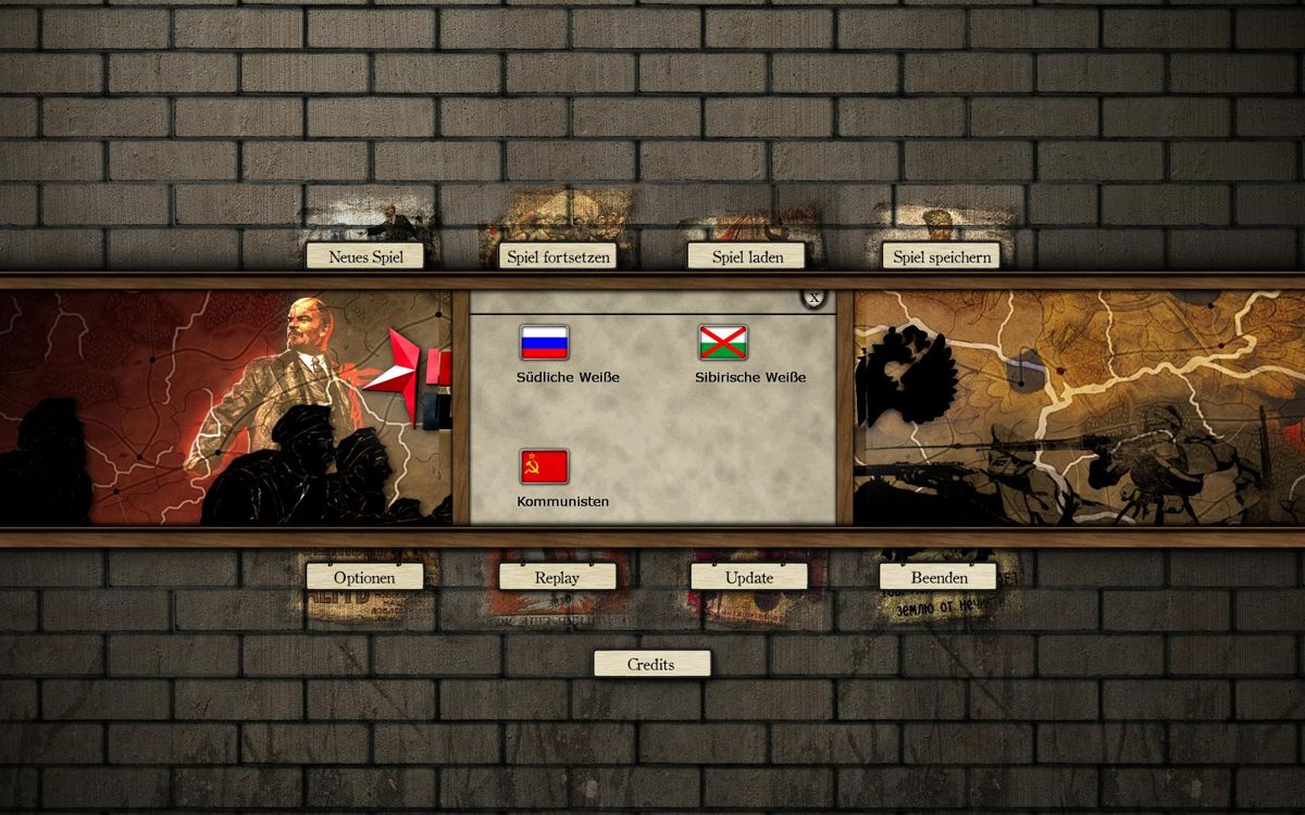 Revolution Under Siege (Windows) screenshot: choose your side