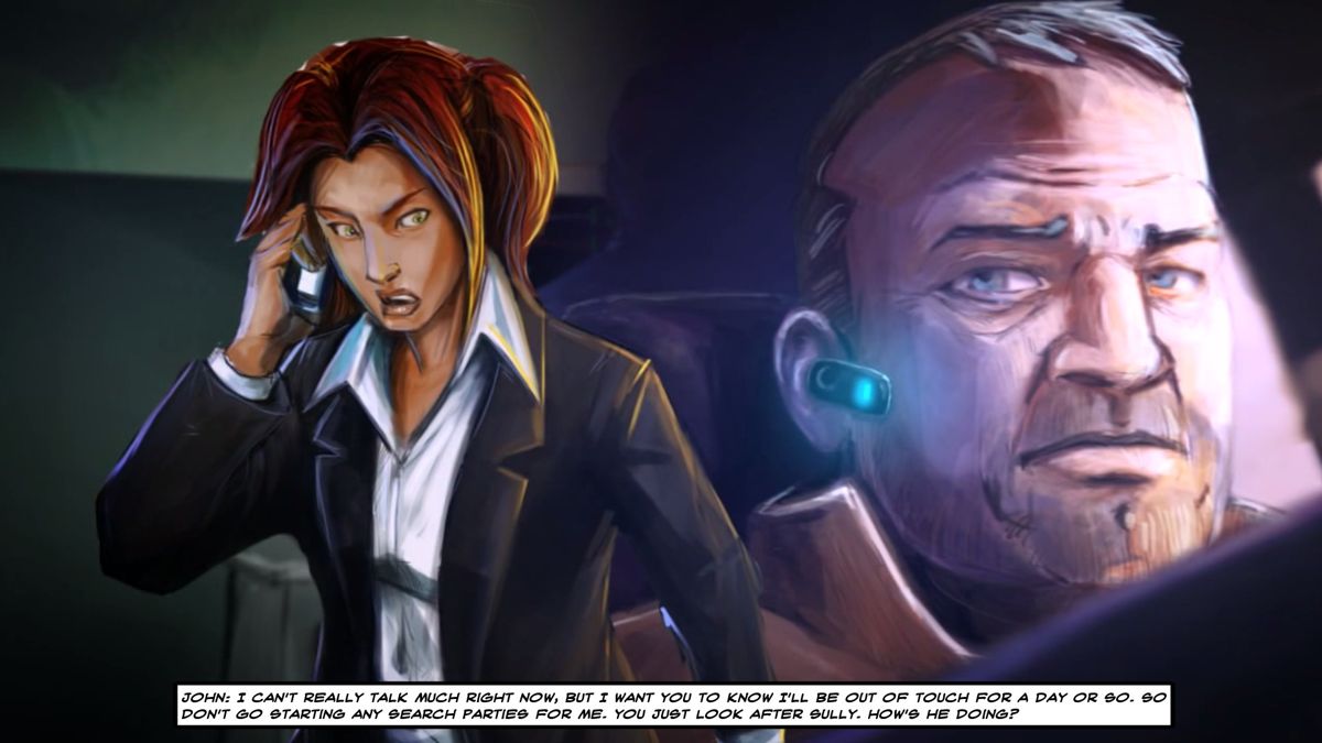 Cognition: An Erica Reed Thriller - Episode 3: The Oracle (Windows) screenshot: Your partner is onto something and he doesn't want to share.