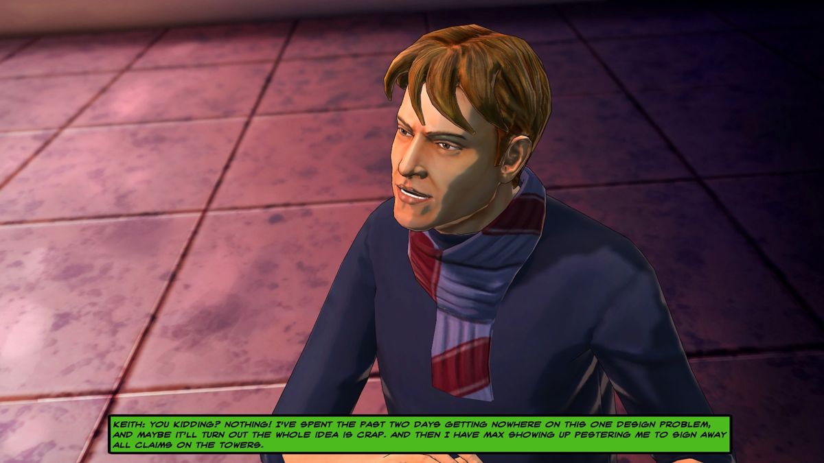 Cognition: An Erica Reed Thriller - Episode 3: The Oracle (Windows) screenshot: Taking to Keith, Cordelia's other brother.