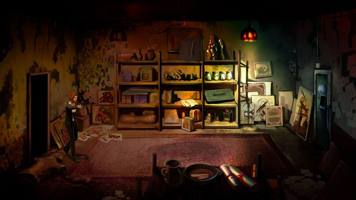 Cognition: An Erica Reed Thriller - Episode 2: The Wise Monkey (Windows) screenshot: Entering the killer's lair.