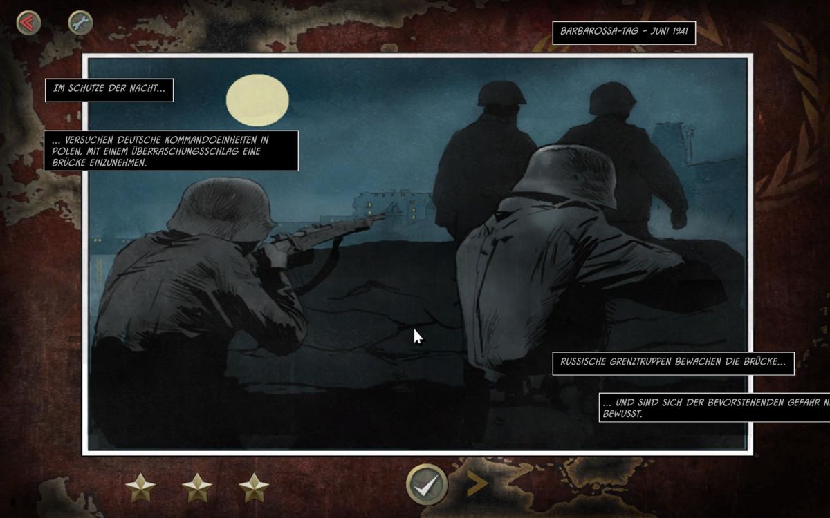 Battle Academy 2: Eastern Front (Windows) screenshot: Barbarossa campaign briefing