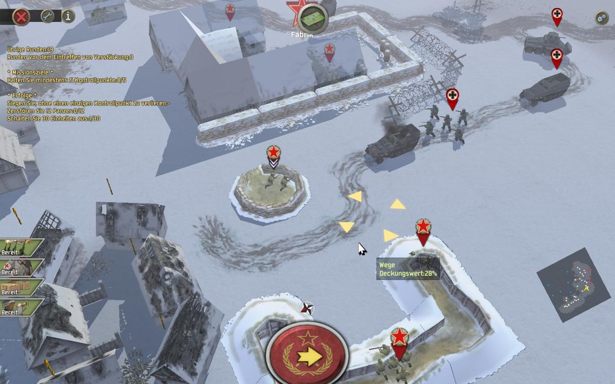 <small>Battle Academy 2: Eastern Front (Windows) screenshot:</small><br> German assault