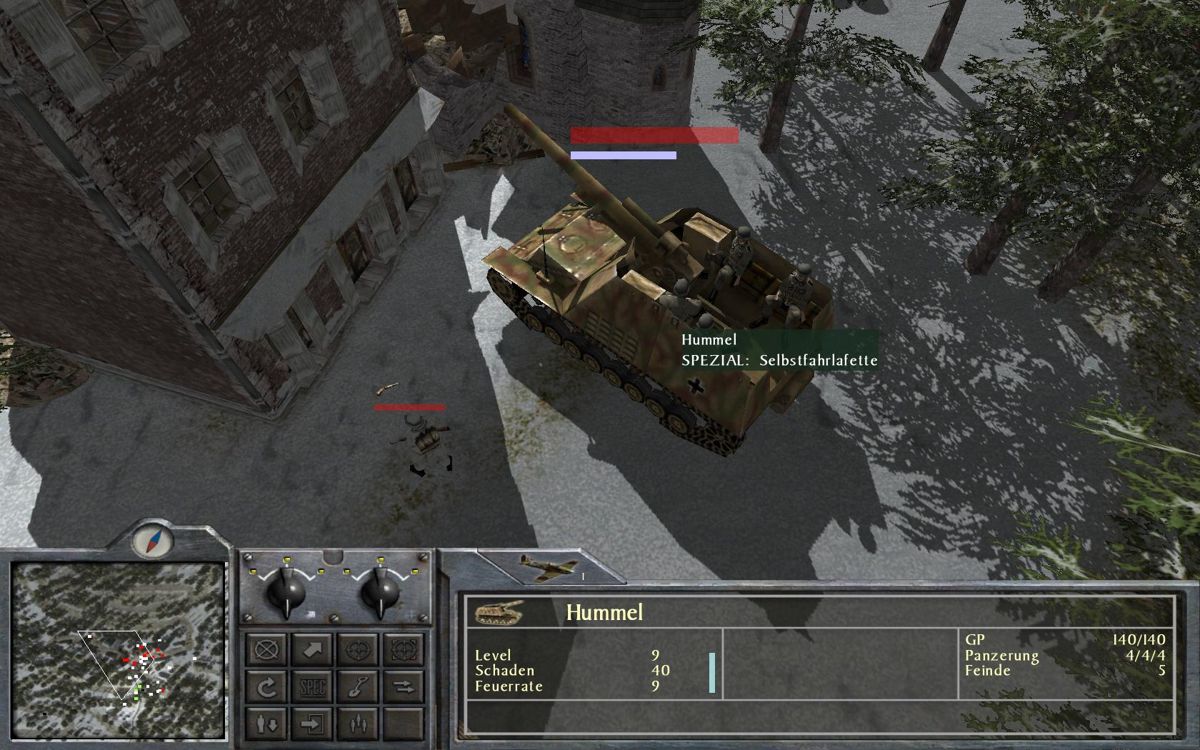 No Surrender: Battle of the Bulge (Windows) screenshot: German artillery