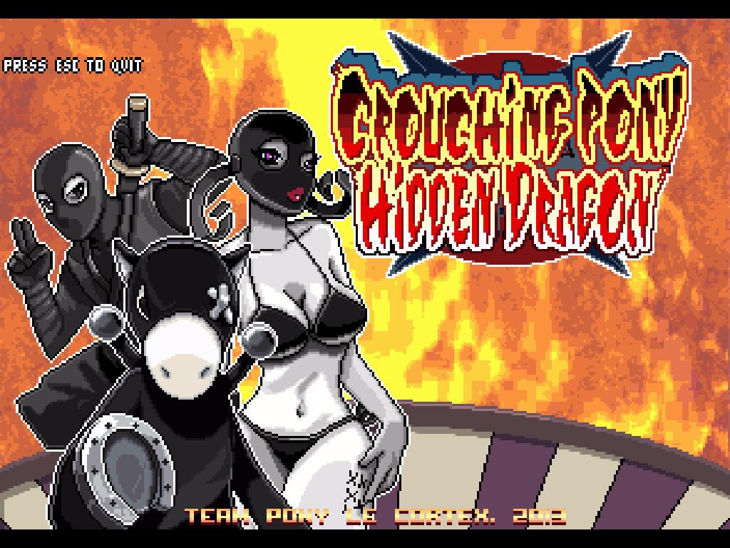 Crouching Pony Hidden Dragon (Windows) screenshot: Title screen