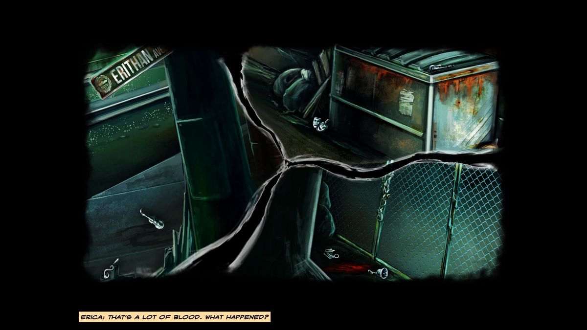 Cognition: An Erica Reed Thriller - Episode 2: The Wise Monkey (Windows) screenshot: All the trinkets left by the killer showed you the vision of a crime scene.