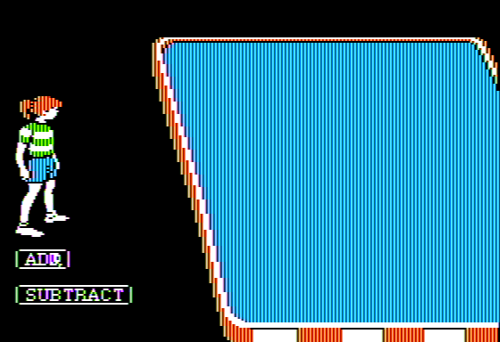 Sum Ducks (Apple II) screenshot: Main Menu