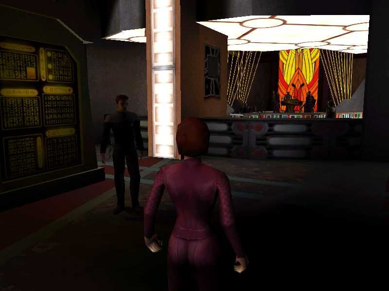 Star Trek: Deep Space Nine - The Fallen (Windows) screenshot: A little R&R...