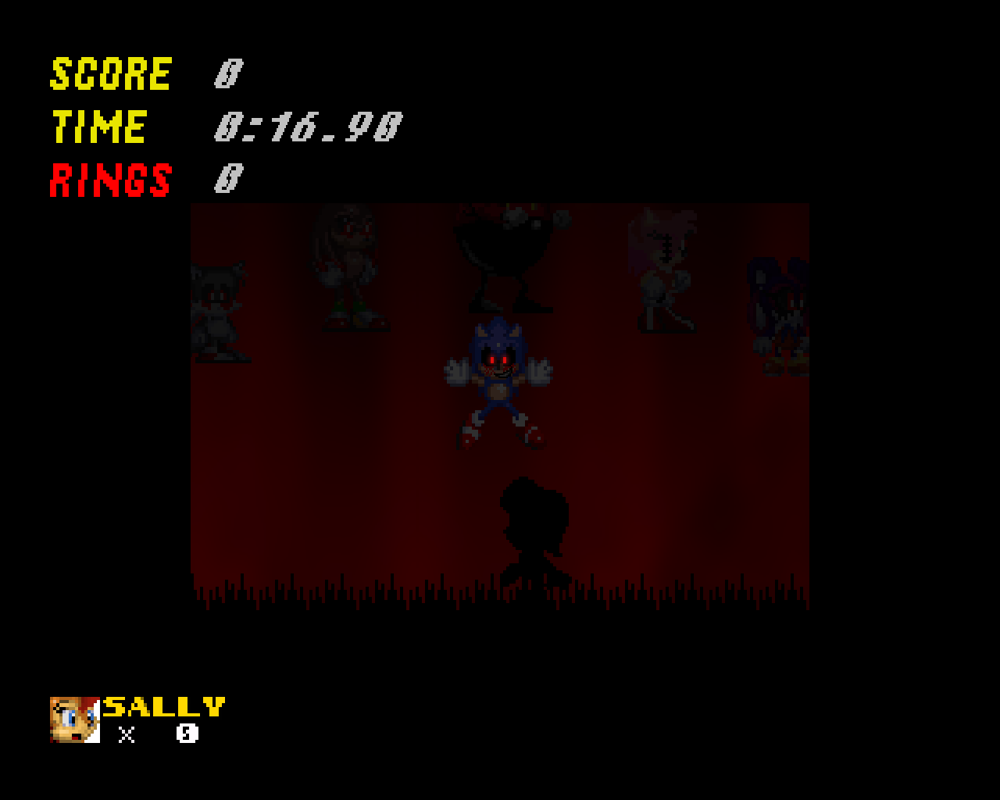 Sally.EXE: The Game (Windows) screenshot: The walls are closing in